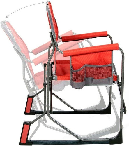 Silla Mecedora Plegable Para Exterior - Camping Aire Libre