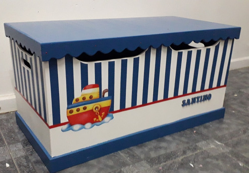Imagen 4 de 9 de Baul Infantil Guardajuguetes Personalizado