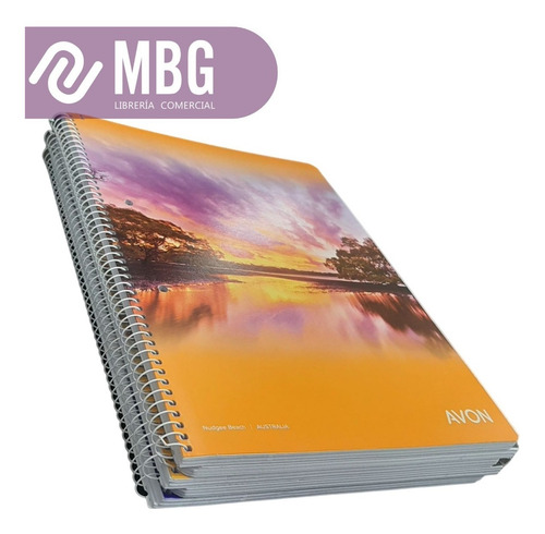 Imagen 5 de 9 de Cuaderno Universitario A4 Avon Rayado Pack Por 05 Unidades