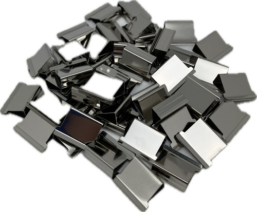 Repuestos Magic Clip 6.4 Mm. 50 Un Color Cromo