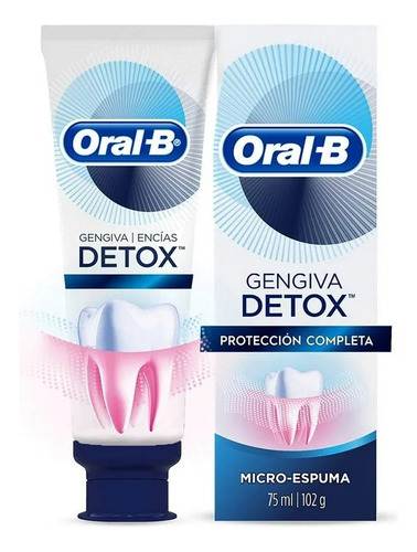 2 Pza Pasta De Dientes Oral-b Encías Detox Protección Comple