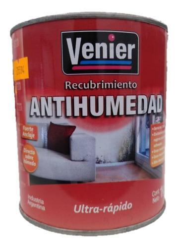 Pintura Recubrimiento Antihumedad Venier 1 Kg Sibaco