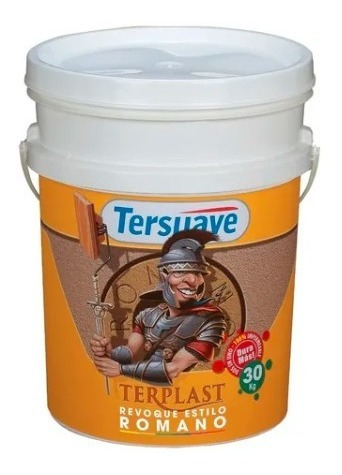 Revoque Plástico Texturado Tersuave Terplast Romano 30kg 