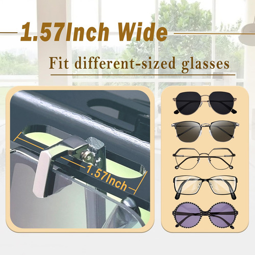 Organizador De Pared Para Lentes Bigfety Modelo Colgante 3 P Negro
