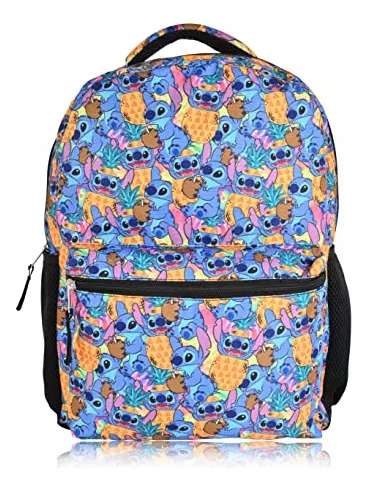 Mochila Lilo And Stitch De Disney Para Niñas, Niños, Adolesc