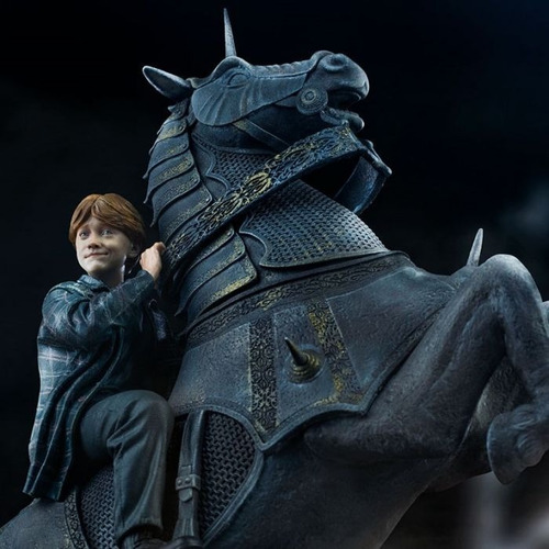 Figura Hp - Ron En El Ajedrez Magico 1:10 Iron Studios At