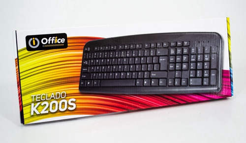 Teclado Usb Office K200 Español Color Negro Cable Económico