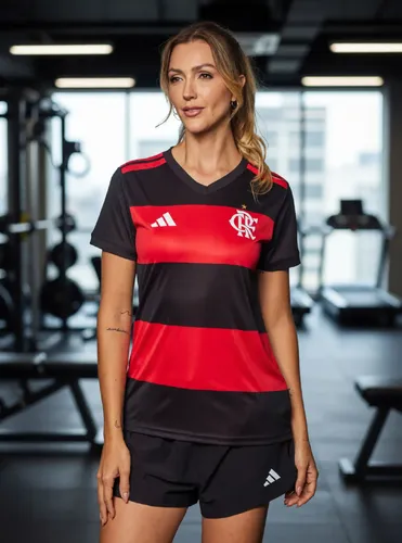 Camiseta Feminina Torcedor Cr Flamengo 26 Adidas