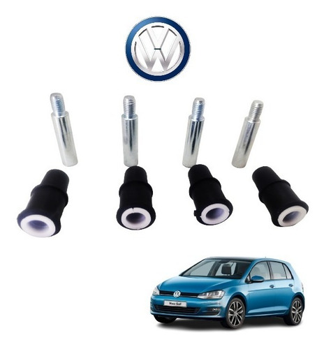 Imagem 7 de 10 de Par De Kit Pino Guia Bucha Pinça Freio Vw Golf Audi Audi A3