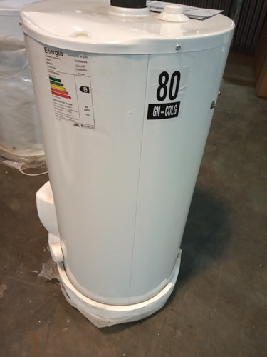 Imagen 5 de 5 de Termotanque Multigas Saiar Tcg080 Blanco 80 Lts. Outlet