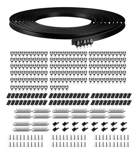 Kits De Rieles De Cortina Flexibles, Rieles 20 Metros