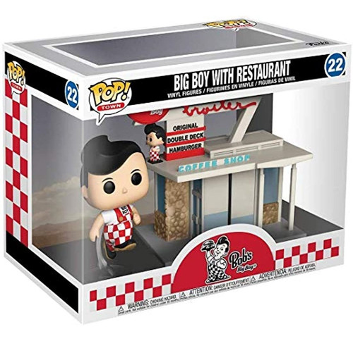 Muñeco De Vinilo Bob's Big Boy Restaurante. Marca Funko