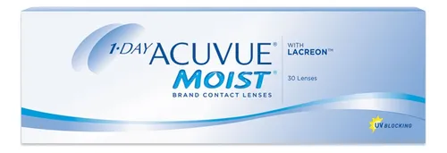 Lentes Contacto Acuvue Moist 1-day Lacreon Johnson 0.00 Negativa 2.50 Miopía