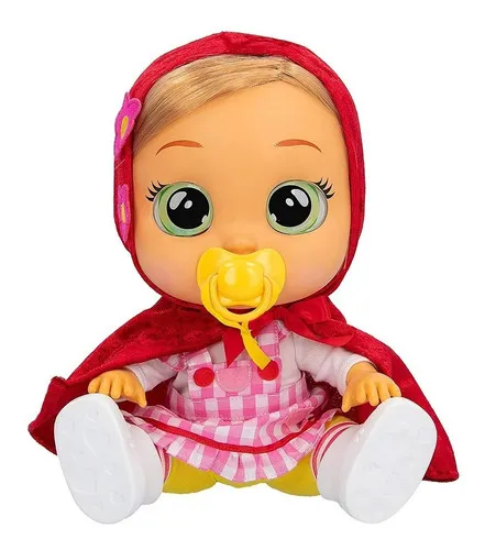 Muñeca Cry Babies Scarlet Bebés Llorones Caperucita Roja Bbx