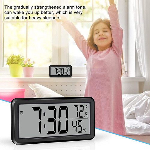 Para F Despertador X2digital, Relógio De Mesa, Lcd Elétrico