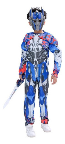 Disfraz Cosplay Transformers Optimus Prime Halloween Niños