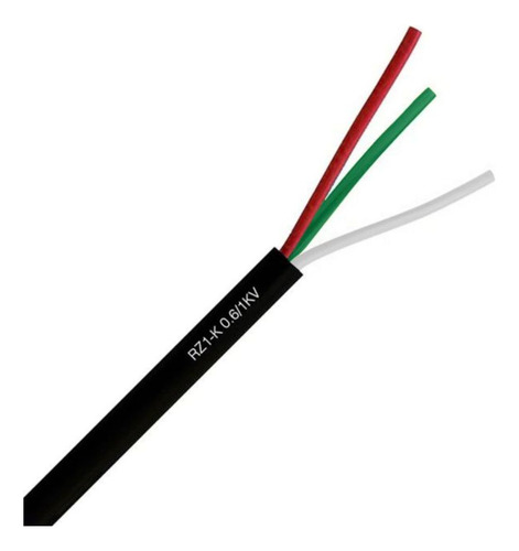 Cordón Flexible Libre De Halógeno 3x1.5mm2 Rz1-k R-10mts