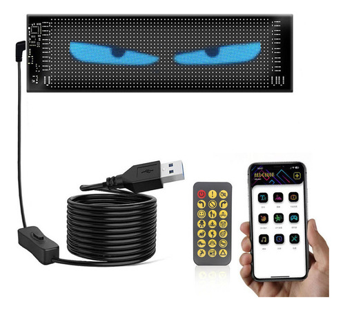 2025 Tela Led Flexível Com Luz Devileyes102×348mm