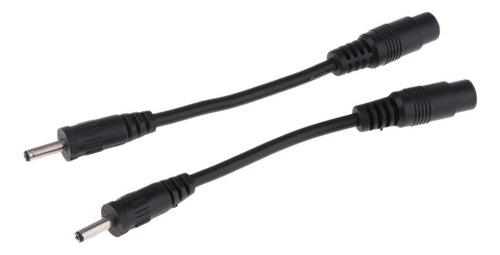 5 X 3-6pack Dc Power 3.5mm X1.35mm Male Plug To 5 Pcs