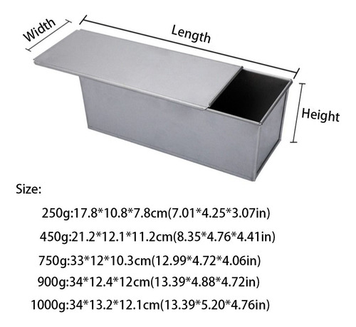 Molde De Pan Antiadherente Toast Box