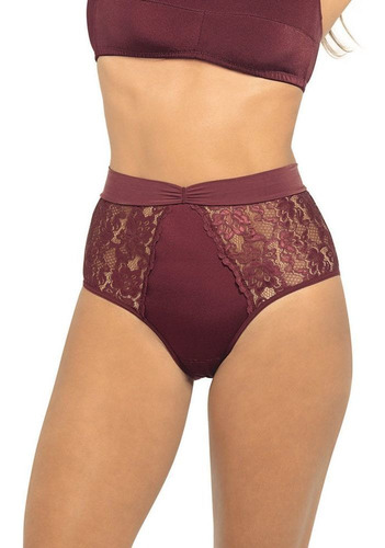 Calcinha Calça Clássica Rendada Demillus 57183