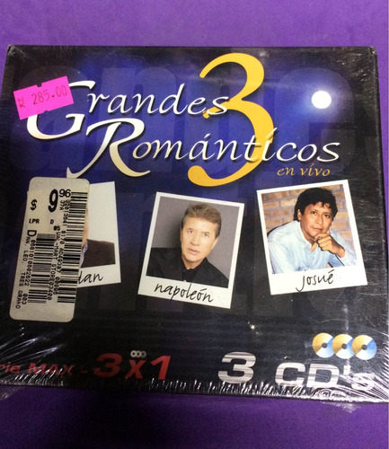 3 Grandes Románticos 3 Cds Originales