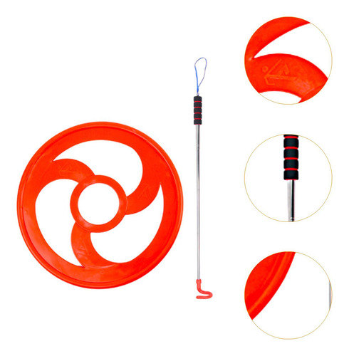 Push Hoop, Juguete De Aro Rodante, Juguete De Anillo De Rojo