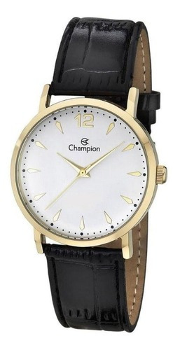 Relógio Champion Feminino Ref: Ch24062m Social Dourado