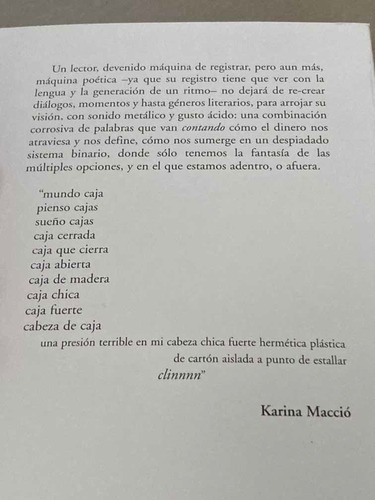 Libro Clin Caja Aníbal Ilguisonis Poesía Viajera Editorial