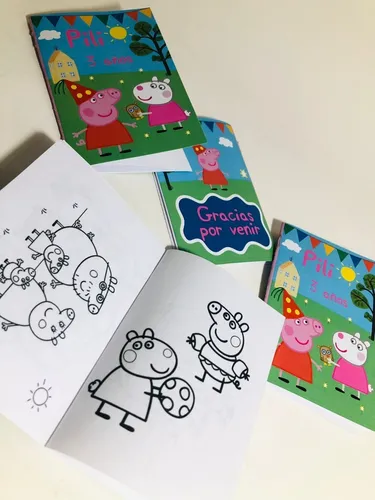 Libritos Para Colorear Infantil Pepa Pig X10 Libritos Para Colorear Infantil Pepa Pig X10