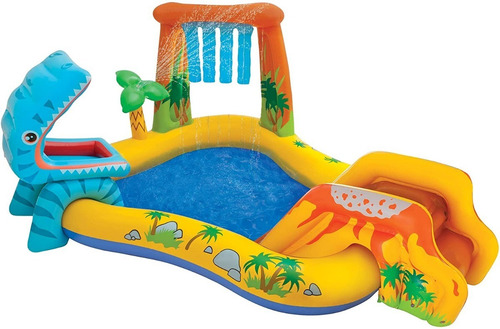 Centro De Juegos Acuático Inflable Intex Dinosaurios