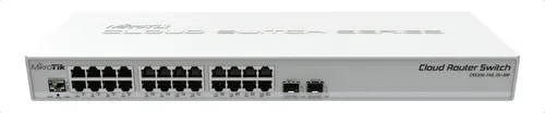Switch Router Cloud Mikrotik Crs326-24g-2s+rm 24p Gigabit