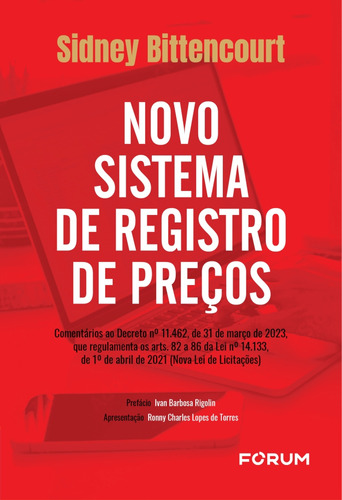 Novo Sistema De Registro De Preços, De Bittencourt, Sidney. Editorial Forum, Tapa Mole En Português