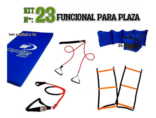 Kit Nº23 Funcional Para Plaza Marca Deportes Full Incluye..