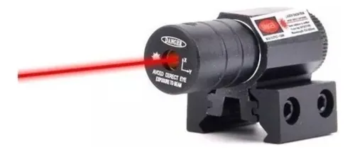 comprar Mira Laser Red Dot 11 A 20mm Com Bateria Airsoft Caça G2c