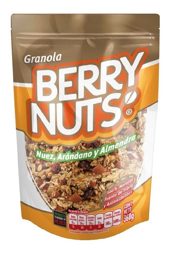 Granola Nuez Arandanos Y  Almendras Berry Nuts 2 Pack Ipg