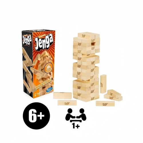 Clásico De Bloques De Madera Juego De Jenga