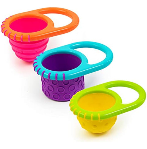 Sassy Flex & Fill Cups 3piece Bath Toys