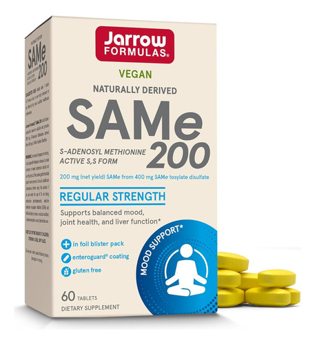 Same 200 Jarrow Formulas 60 Tabletas