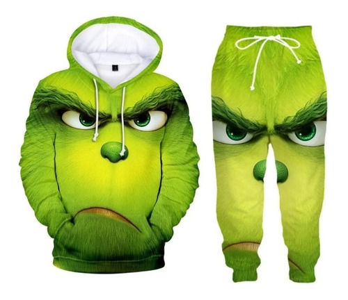 2022 Cómo Grinch Robó Sudaderas Y Pantalones Navideños