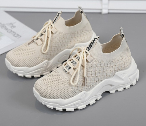 Zapatos Casuales Cómodos Con Plataforma De Moda Para Mujer