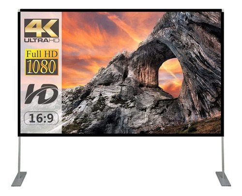 Pantalla Para Proyector 100pul Telón 4k 220cm X 140cm 16:9