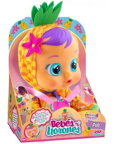 Muñeca Bebe Llorones Cry Babies Tutti Frutti Pia Anana Piña