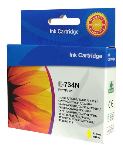 Imagen 5 de 5 de Pack 4 Tintas 117/73n Para Epson +color T23/t24/tx105/tx115
