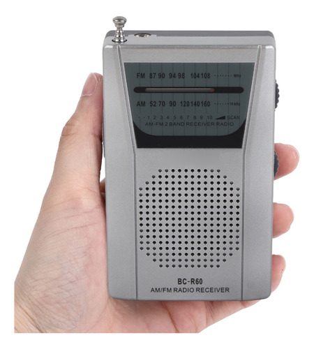 Radio De Transistor Portátil Pocket Am Fm, Pequeña