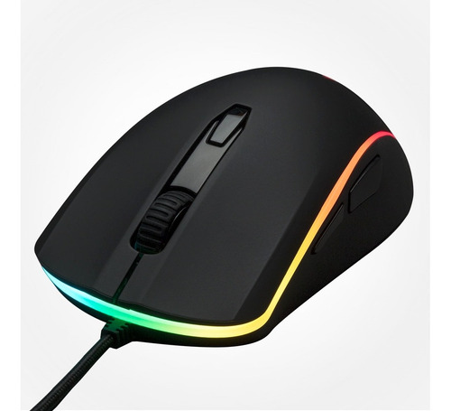 Mouse Gamer Pulsefire Surge 16000 Dpi 6 Botões Programáveis Preto Hyperx Preto