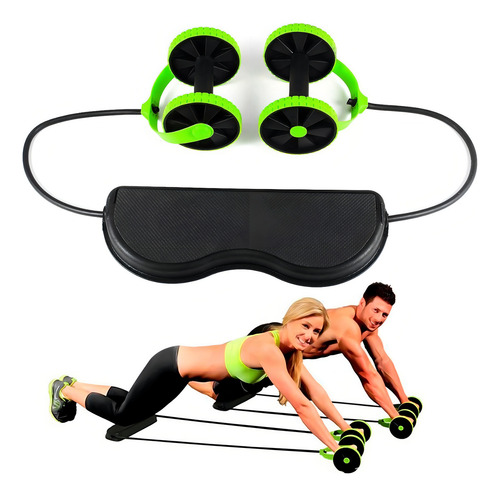 Dispositivo de ejercicio abdominal con rueda elástica Revoflex Xtreme