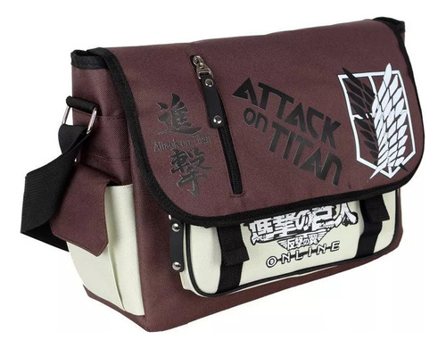 Anime Merchandise Mochila Bolsa De La Escuela Ataque Bolso