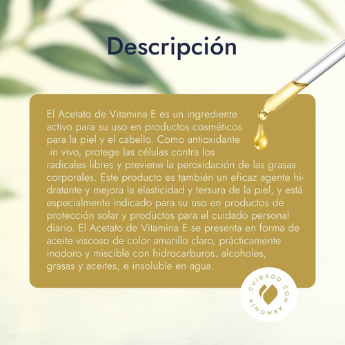 Imagen 6 de 10 de Vitamina E Pura Uso Cosmético 250 G