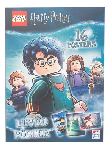 LEGO Harry Potter: Livro Pôster, de Lego. Happy Books Editora Ltda., capa mole em português, 2019
